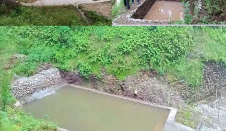 प्रधानमंत्री मोदी द्वारा मन की बात में सराहे गए उत्तराखंड के हेंवल नदी पुनर्जीवन और जल संरक्षण अभियान का दृश्य