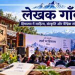 देहरादून के थानो स्थित लेखक गाँव में हिमालय की पृष्ठभूमि के बीच साहित्य, संस्कृति और वैश्विक संवाद पर केंद्रित ‘स्पर्श पर हिमालय’ 2026 महोत्सव का सांकेतिक दृश्य।